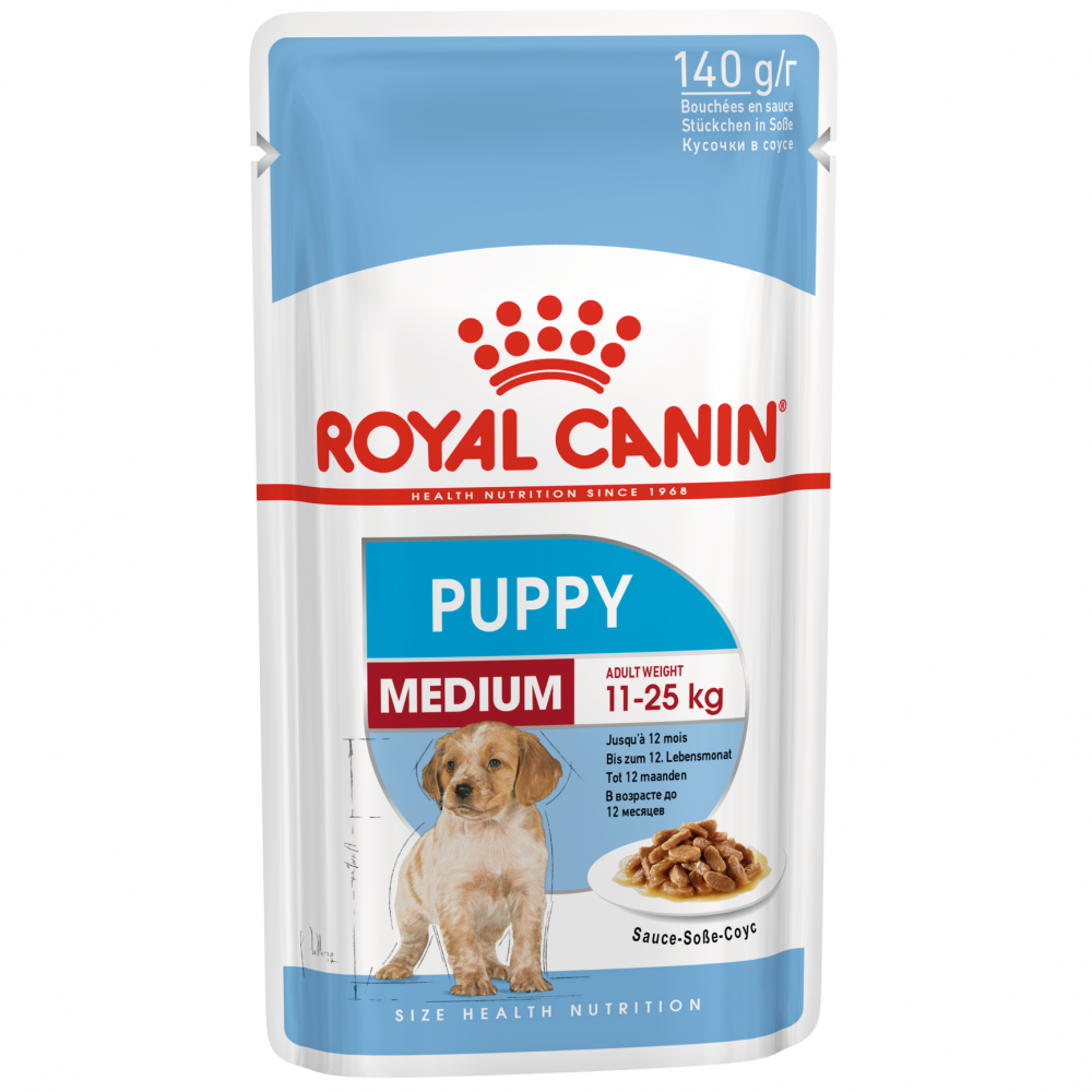 Royal Canin Medium Puppy - Влажный корм в соусе для щенков средних пород "Роял Канин Медиум Паппи"