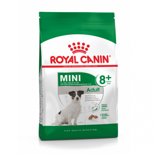 Mini Adult 8+ Корм для возрастных собак мелких пород "Роял Канин Мини Эдалт 8+"