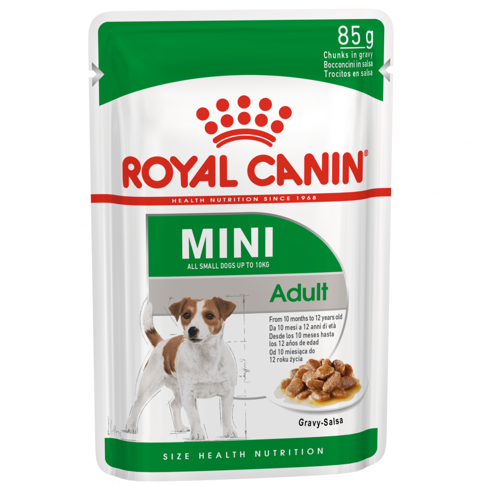 Royal Canin Mini Adult - Влажный корм в соусе для взрослых собак миниатюрных пород "Роял Канин Мини Эдалт"
