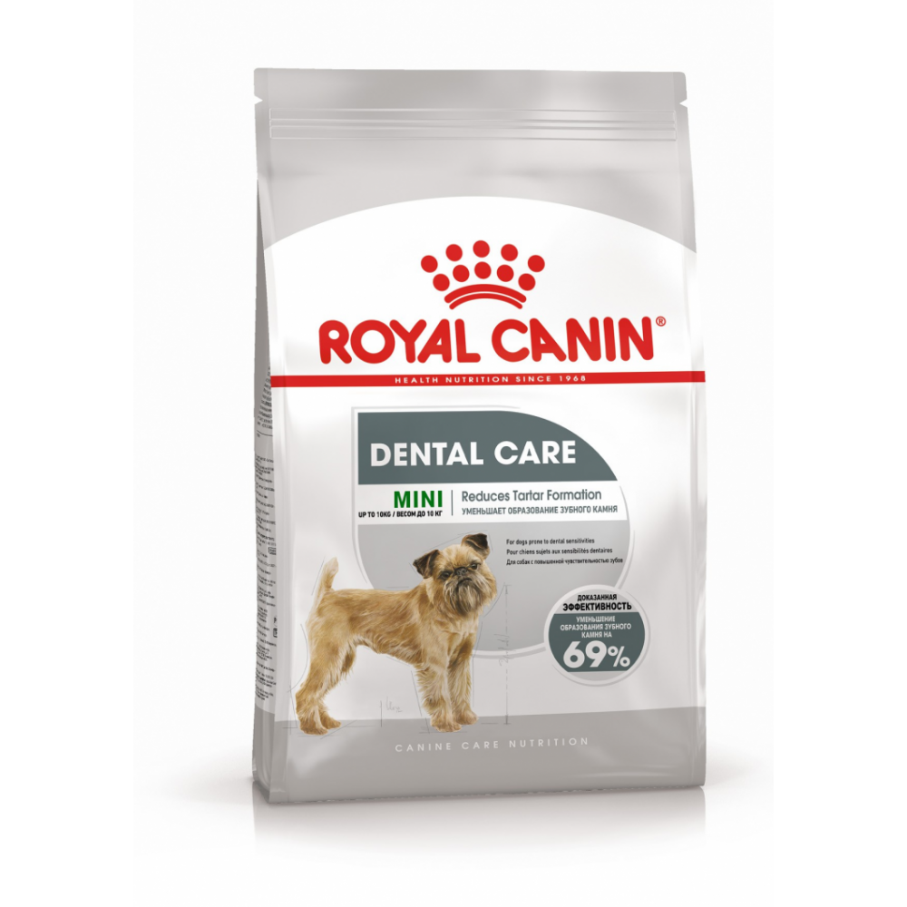 Royal Canin Mini Dental Care - Корм для собак миниатюрных пород с повышенной чувствительностью зубов "Роял Канин Мини Дентал Кэа"