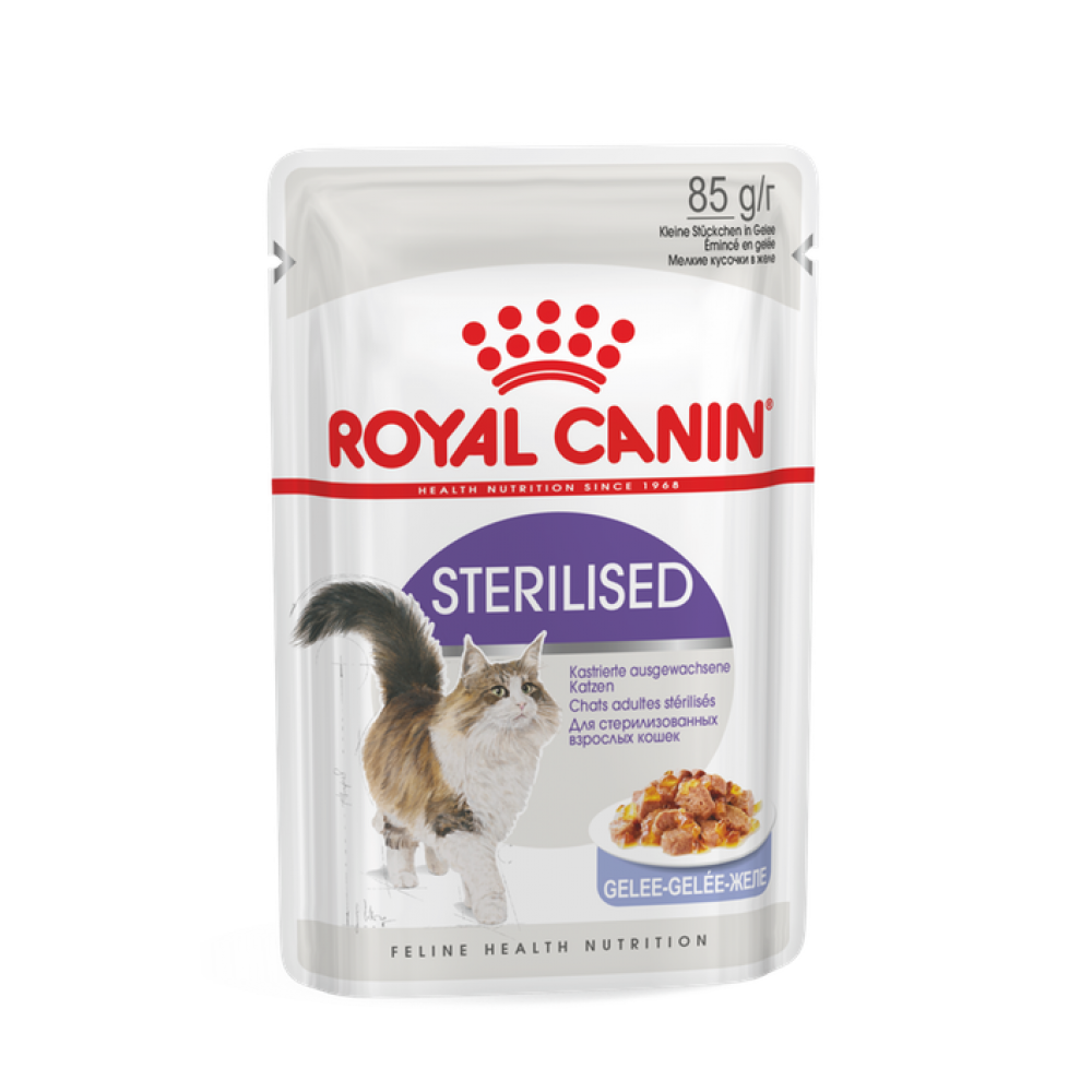 Royal Canin Sterilised - Влажный корм для стерилизованных кошек в желе "Роял Канин Стерилайзд"