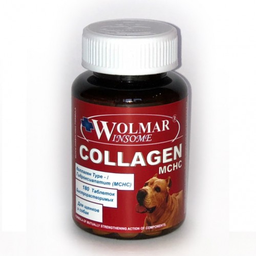 Волмар Winsome COLLAGEN MCHC - Комплекс на основе микрокристал.кальция гидроксиапатита для собак