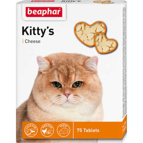 "Kitty`s+Cheese" Беафар - Витамины для кошек с сыром