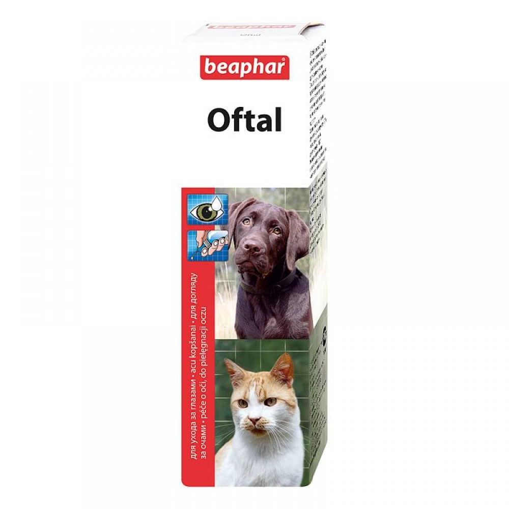 Beaphar "Oftal Augenpflege" Беафар - Лосьон для кошек и собак, для ухода за глазами