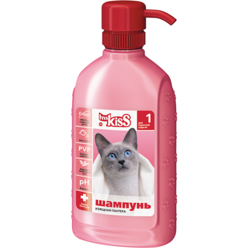 Ms. Kiss (М.Кисс) - Шампунь-кондиционер "Изящная пантера" для кошек с короткой шерстью