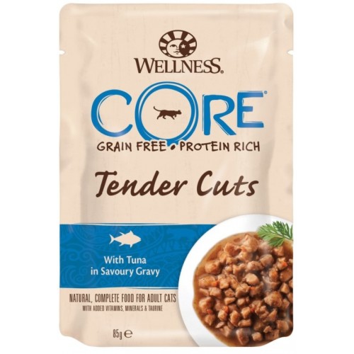 Tender Cuts - Паучи из тунца в виде нарезки в соусе для кошек