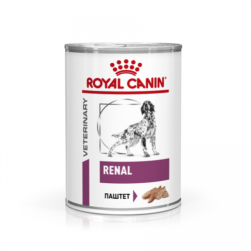 Renal Canine - Влажный диетический корм для взрослых собак с острой/хронической почечной недостаточностью "Роял Канин Ренал"