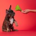 Игрушка Mr.Kranch для собак мелких и средних пород Елочка с канатом и пищалкой 26х12х4 см, зеленая
